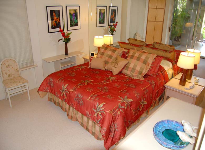 The Palms at Wailea Unit 901 Interior Bedroom Vacation Rental by Owner